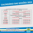CALENDÁRIO DAS SESSÕES ORDINÁRIAS 2023