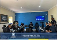 Câmara Municpal de Várzea realiza a 4ª Sessão Ordinária
